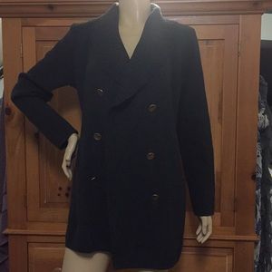 Carine Paris Wool Pure Cardigan Charcoal Grey